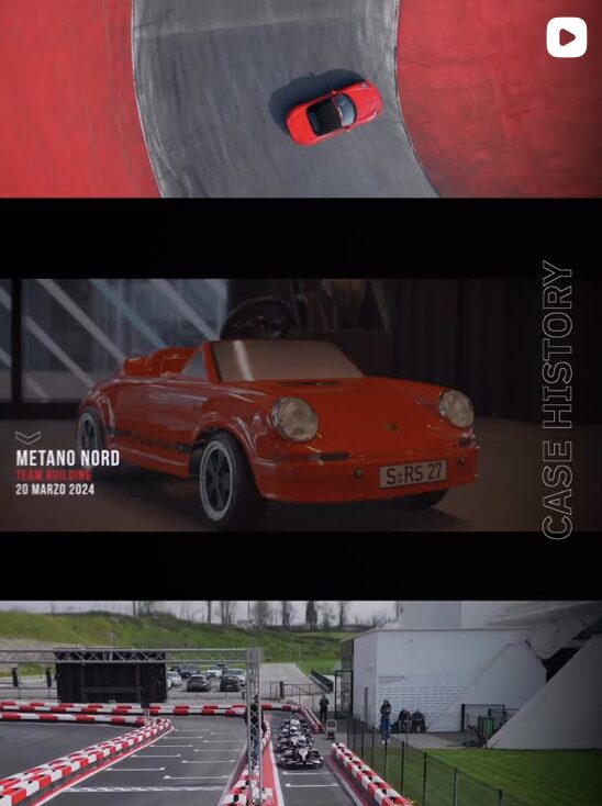 Case history Tuono Lab — automotive e team building Porsche