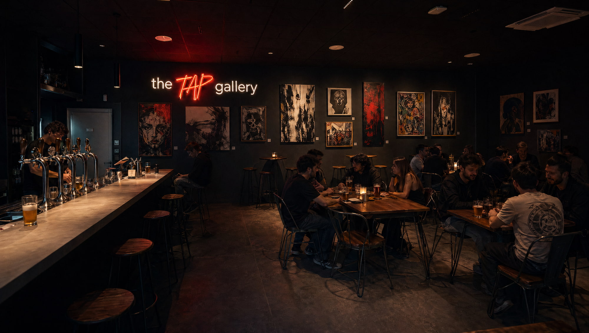 The Tap Gallery — la tap room di Elav a Bergamo.